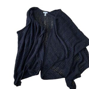 Calvin Klein Over The Shoulder Sweater Shawl Women’s One Size Fits All Black